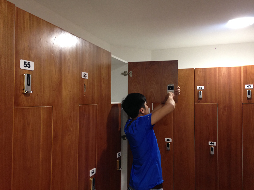 Digilock bảo hành khóa tủ cabinet tại Fit 24 Nhật Tân